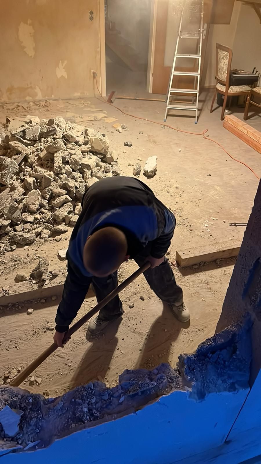 Innenabriss Entkernung eigene Baustelle
